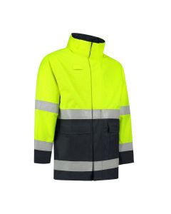 Dapro Access Multinorm Regenjas - Marineblauw/Hi-Vis Geel - Vlamvertragend , antistatisch en chemicaliën resistent