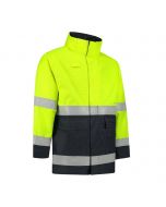 Dapro Access Multinorm Regenjas - Marineblauw/Hi-Vis Geel - Vlamvertragend , antistatisch en chemicaliën resistent