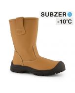 Dapro Elements 4 S3 C SubZero&reg; Fur Lined Safety Boots - Size - Light Brown - Steel Toecap Anti-Perforation Steel Midsole