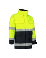 Dapro Infinity Multinorm Regenjas - Marineblauw/Hi-Vis Geel - Vlamvertragend , antistatisch en chemicaliën resistent