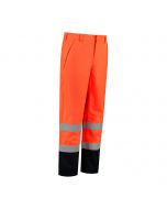 Dapro Protector Multinorm Regenbroek - Marineblauw/Hi-Vis Oranje - Vlamvertragend , antistatisch en chemicaliën resistent