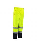 Dapro Protector Multinorm Rainpants - Size - Navy Blue/Hi-Vis Yellow - Flame-retardant , Anti-Static and Chemical resistent